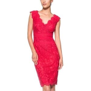 𝅺TADASHI Shooji lace dress size 0